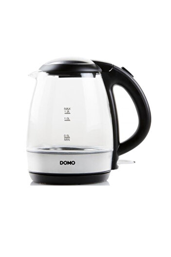 Domo Γυάλινο δοχείο βραστήρα νερού DO9218WK, 1,2 l, 2200W