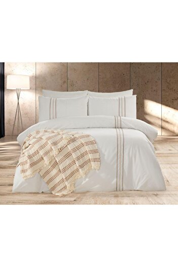 Capital Home Capi̇tal Home 7-Piece Pi̇qued Duvet Cover Set