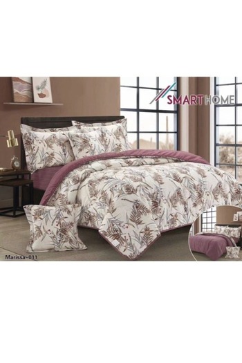 smart home 100% Microfiber Single Bed Mattress Topper, Geometric Design Bedspread