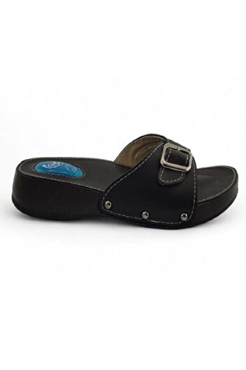 Icemen Orthopedic Silicone Gel Heeled Slippers - Black 063 Vixen-1