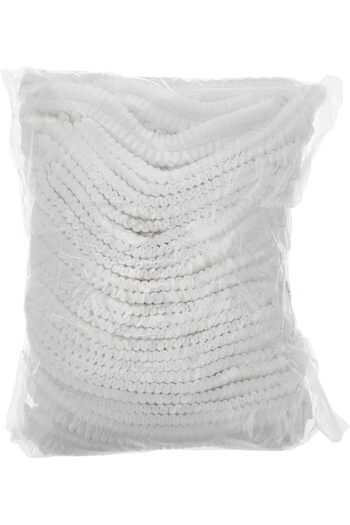 Generic 100 Pieces Disposable Hair Net White Cover For Salon Cooking Housework Etc