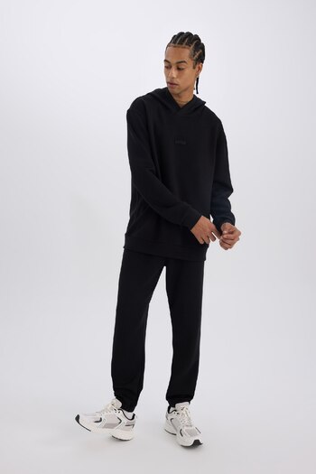 DeFacto Fit Sportsman Jogger Tracksuit - 6 Skuba Foldable Fabric Waist Lace up Elastic Leg