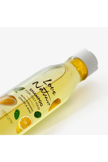 Oriflame Love Nature - Oil Hair Shampoo with Organic Lemon and Mint Extract 41354