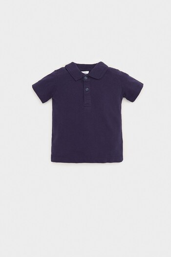 DeFacto Baby Boy Pique Short Sleeve Polo Basic Plain T-Shirt B7007A525Sm