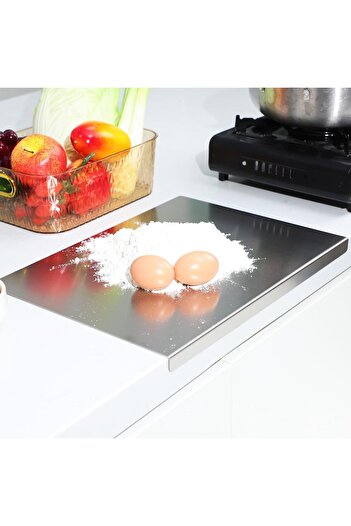 Nar kalıp Narkalıp Stainless Steel Countertop Protector Chopping Board Kitchen Cutting Boards 30X30Cm