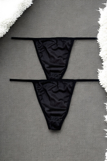 BLİSS WEAR FASHION Chiloți tanga 2 bucăți pentru femei