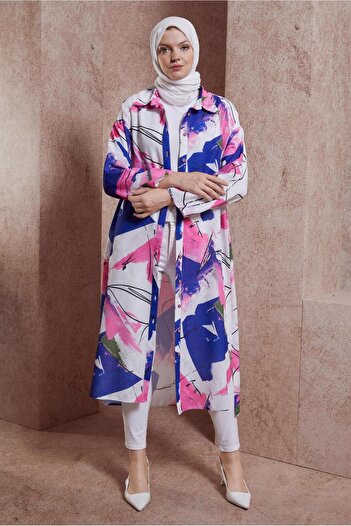 Alvina PATTERNED LONG TUNIC 44609