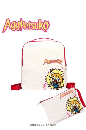 Girlboss Kawaii Girlboss 2 Li Bag Clutch Set Badtz Maru Gudetama Hangyodon Tuxedosam Aggretsuko Rilakkuma