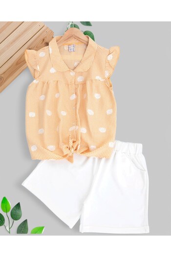 VOY KİDS Girl 10-14 Years Old Gülay Viscose Shirt Mulinit Bottom Top Set