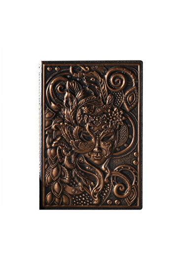 Debug Gift Leather Notebook 3D Venice Mask Embossed