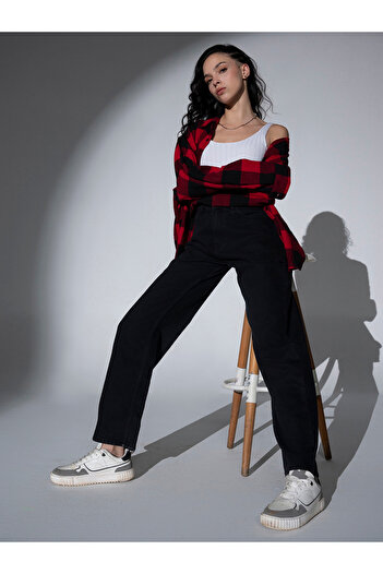 Hubberholme By Styli High Rise Relaxed Fit Jeans