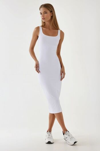 Hiccup Strappy Bodycon Midi Knitted Dress
