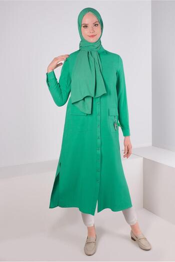 Alvina POCKET ACCESSORY DETAIL BUTTON TUNIC 43583