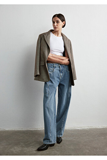 Mavi Rosalie Iconic Indigo Jean Trousers - Misty, Blue 1010778 -88189