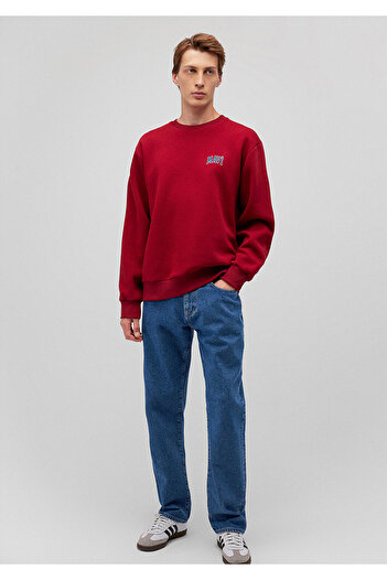 Mavi Red Hooded Logo Printed Sweatshirt - 0611716 -70392