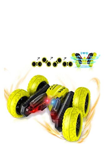 COOYA Remote Control Car Toy, With 360° Rotation and LED Headlights, Suitable for 3-12 Year Old Boys