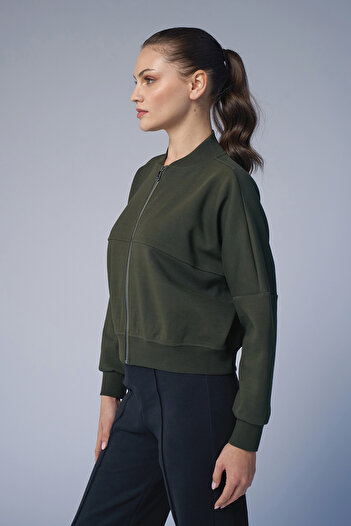 bilcee Kadın Haki Fashion Eşofman Takım 4578