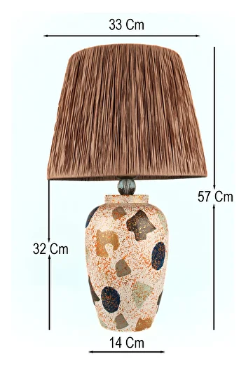 Hmydesign Artera Handmade Decorative Ceramic Lampshade