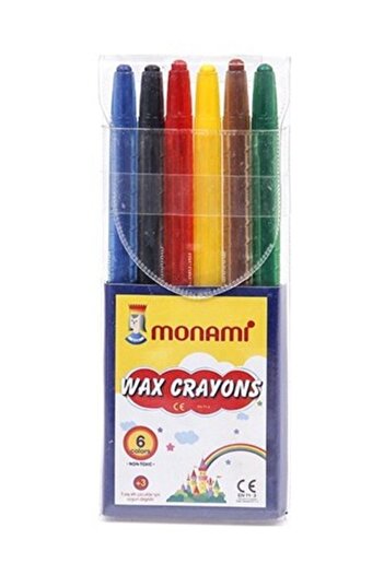Monami Crayon 6 Colors