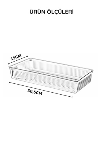 Nandy Home 3 Parça Çekmece İçi, Kaşıklık ve Bıçaklık Organizer