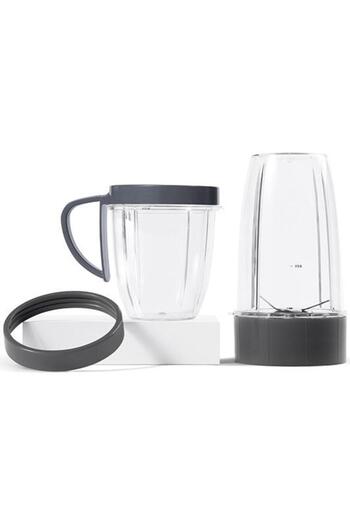 Nutribullet Blender Nutribullet Original, 600W, 1 viteza, cupa 0.5l, cupa inalta 0.7l, Argintiu