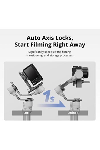 DJI RS 4 Mini, Gimbal Stabilizer for Camera Canon/Sony/Panasonic/Nikon/Fujifilm, Auto Axis Locks, 2k