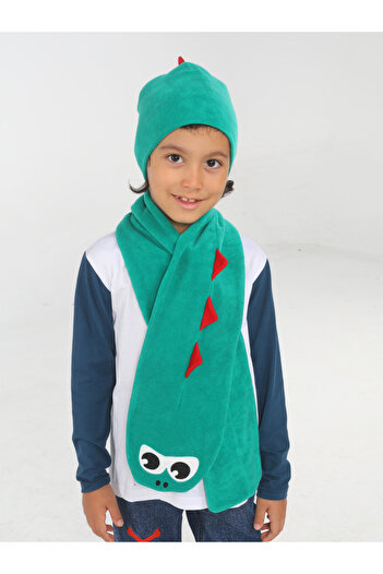 Casabony Timsah Serrated Scarf and Beret Set