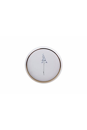 Porland Botanical 4-Piece Pattern8 Flat Plate 18cm 04Alm 005095