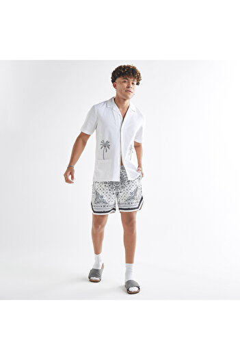 FAV Paisley Print Pool Shorts