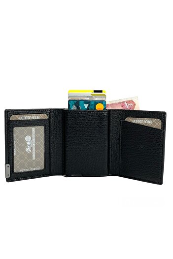 Classic Milano RFID Blocking Faux Leather Wallet for Men and Women, Automatic Card Holder Men's Wallet