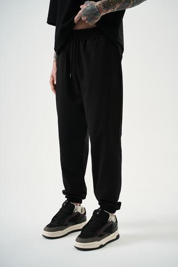 Respire Ανδρικό Basic Jogger Sweatpants Μαύρο