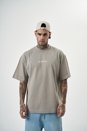 Respire Чоловіча футболка Oversize T-Shirt Gri