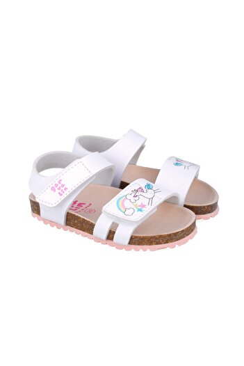 Garvalin Sandale pentru copii Unicorni, Garvalin, 252462, alb Marime: 28 (17,5-18,1 cm)