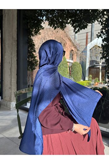 Qalortex Scarf Şal din bumbac jacquard cu model de piatră