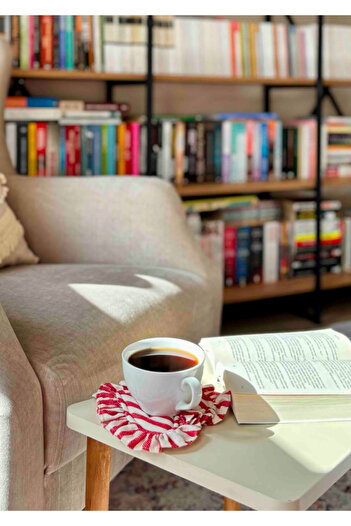 KaiHome Lovely Heart Padded Double-Way Coasters