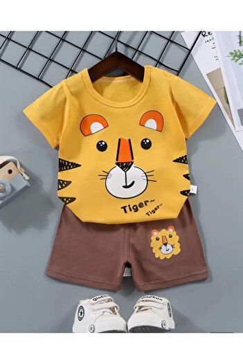 MİLANO KİDS Summer children's bottom top suit
