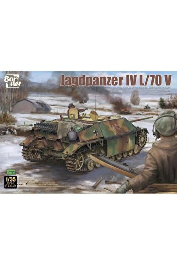 Choice مجموعة تجميع نموذج دبابة Jagdpanzer IV L/70 V بمقياس 1/35 من Border BT-049
