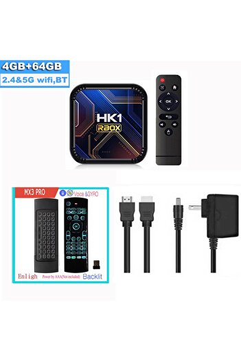 Choice قابس الاتحاد الأوروبي MX3PRO HK1 RBOX K8S Android 13 TV BOX RK3528 64GB 32GB 16GB 2.4G 5G WIFI BT 4.0 8K