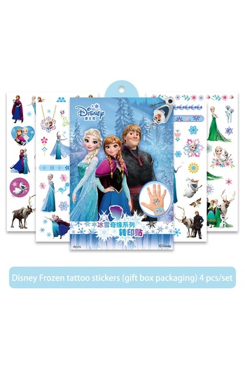 Choice 5 Disney Toy Anime Figure Frozen Elsa Snow White Children Temporary Tattoo Body Art Waterproof Tran.