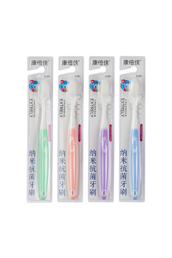 Choice 4pcs 4pcs Nano Soft Toothbrush Deep Cleaning Oral Hygiene Silicone Bristles Toothbrush Gentle For Gu