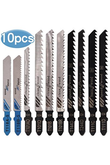 Choice 10PCS Saw blade 10PCS Electric Saw Blades for Woodworking Metal Plastic Machines with Fine and Coars
