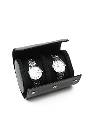 Choice 2 Slots Black Embers 2024 New Watch Roll PU Leather 1 slot 2 slots 3 slot Black Brown Watch Bag Watc