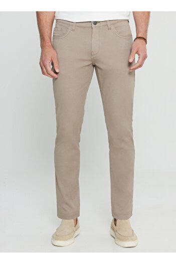 ALTINYILDIZ CLASSICS Altınyıldız Classics Нормальний пояс Нормальний крій Slim Fit Візон Чоловічі штани ACE001252246_VIZ