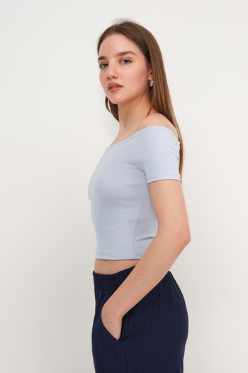 Addax Short Sleeve Basic T-Shirt P0234