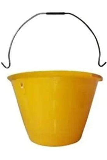Generic Heavy Duty Construction PVC Plastic Light Weight Bucket for all Indoor and Outdoor Jobs - Yellow
