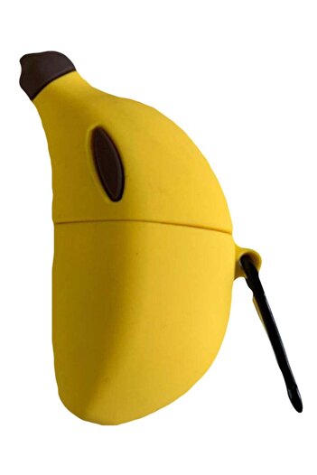 Generic Banana Bluetooth Headphone Protective Cover For Apple AirPods 3 Pro Yellow