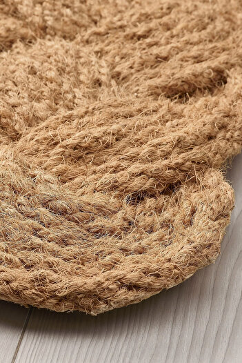 Binbirreyon Koko Braided Door Mat 40X60Cm Coconut Fiber Ke013