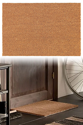 Binbirreyon Koko Door Front Mat Natural Coconut Fiber 40X60Cm Ke012