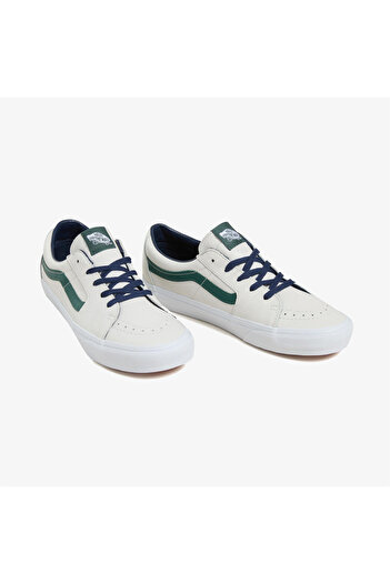 Vans Vn0009Qrwtm1-Sk8-Low White Leather Women's Lifestyle Shoes