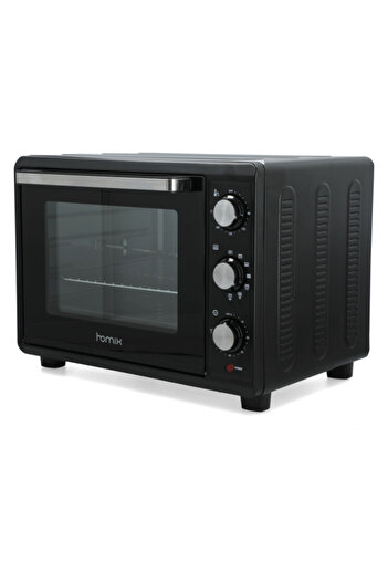 HOMİX 1500W 220-240V Manual Control Rectangular Plastic Toaster Oven 35 Liter